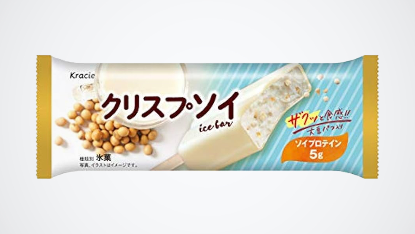 日本 Kracie Crispy Soy lce CreamStick 添加大豆蛋白