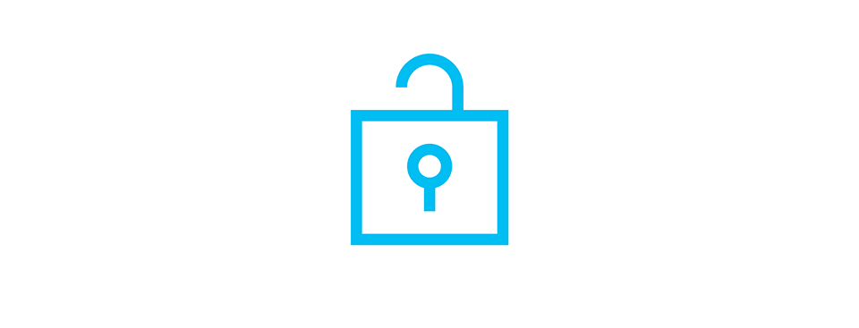 unlocked padlock icon