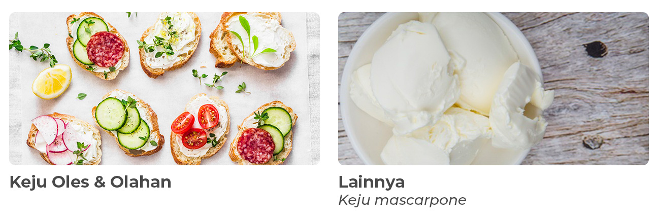 Spreadable processed cheese, others e.g. mascarpone