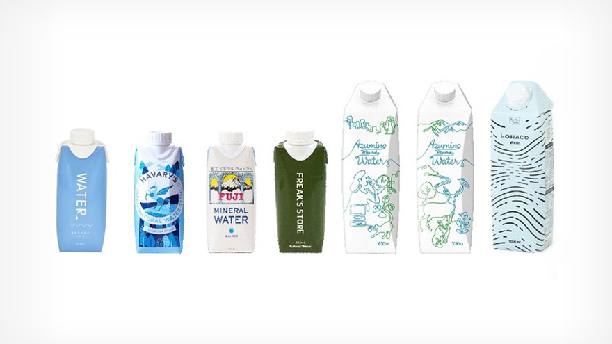 Mineral water products using Tetra Pak paper containers
